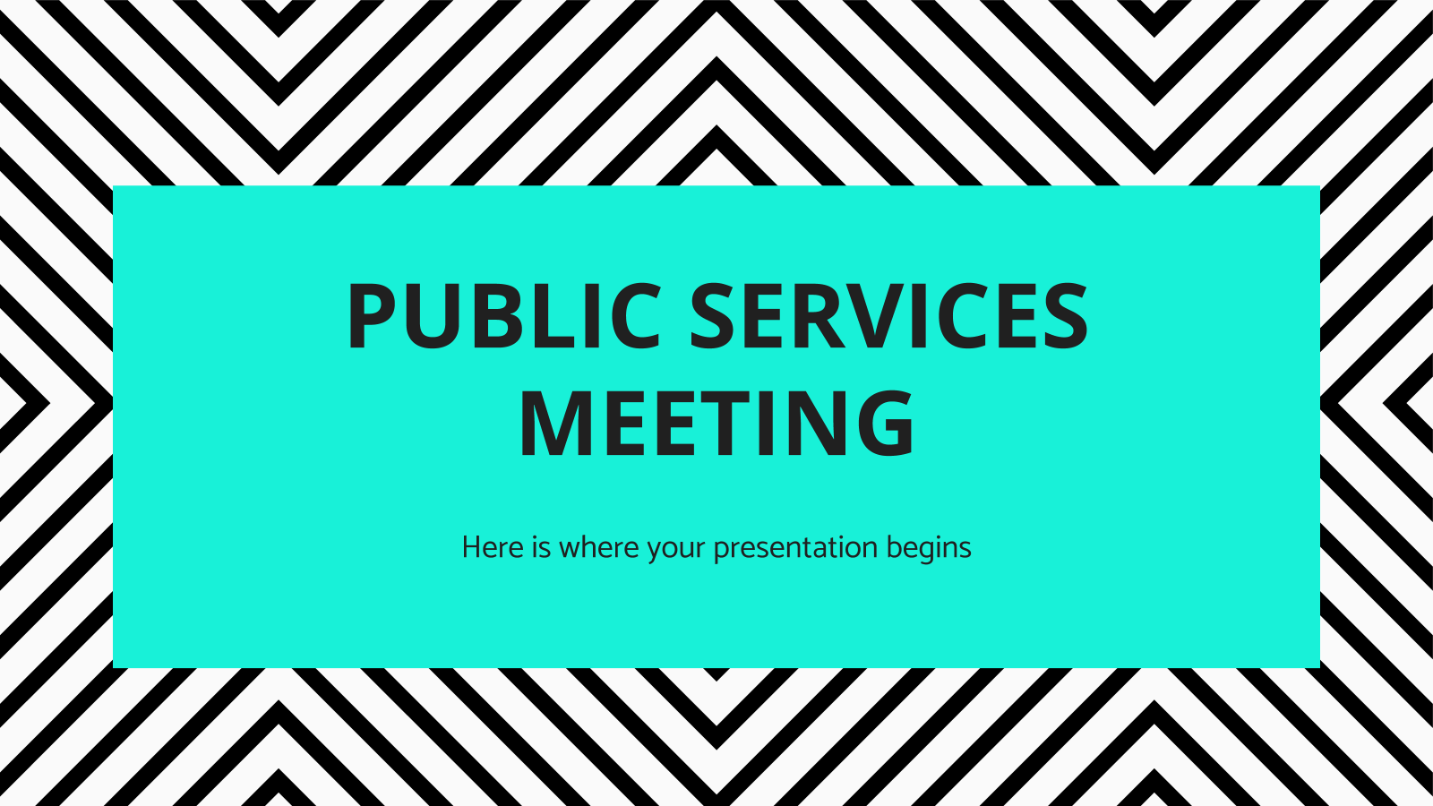 公共服务会议PowerPoint模板